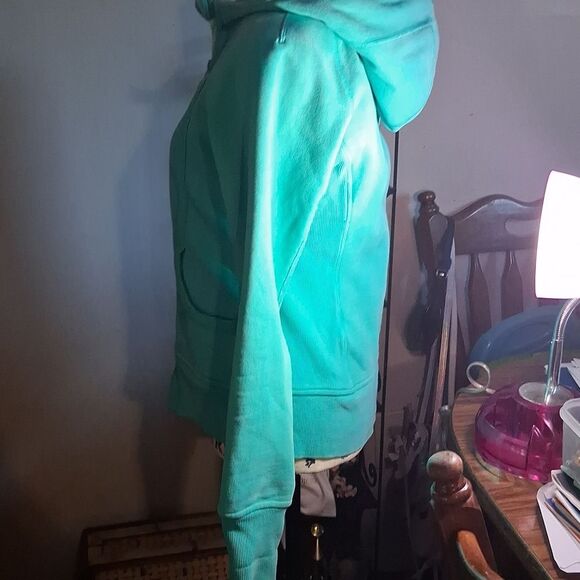 Lululemon Women's Teal Scuba Hoodie Jacket Size 8 - Picture 7 of 12